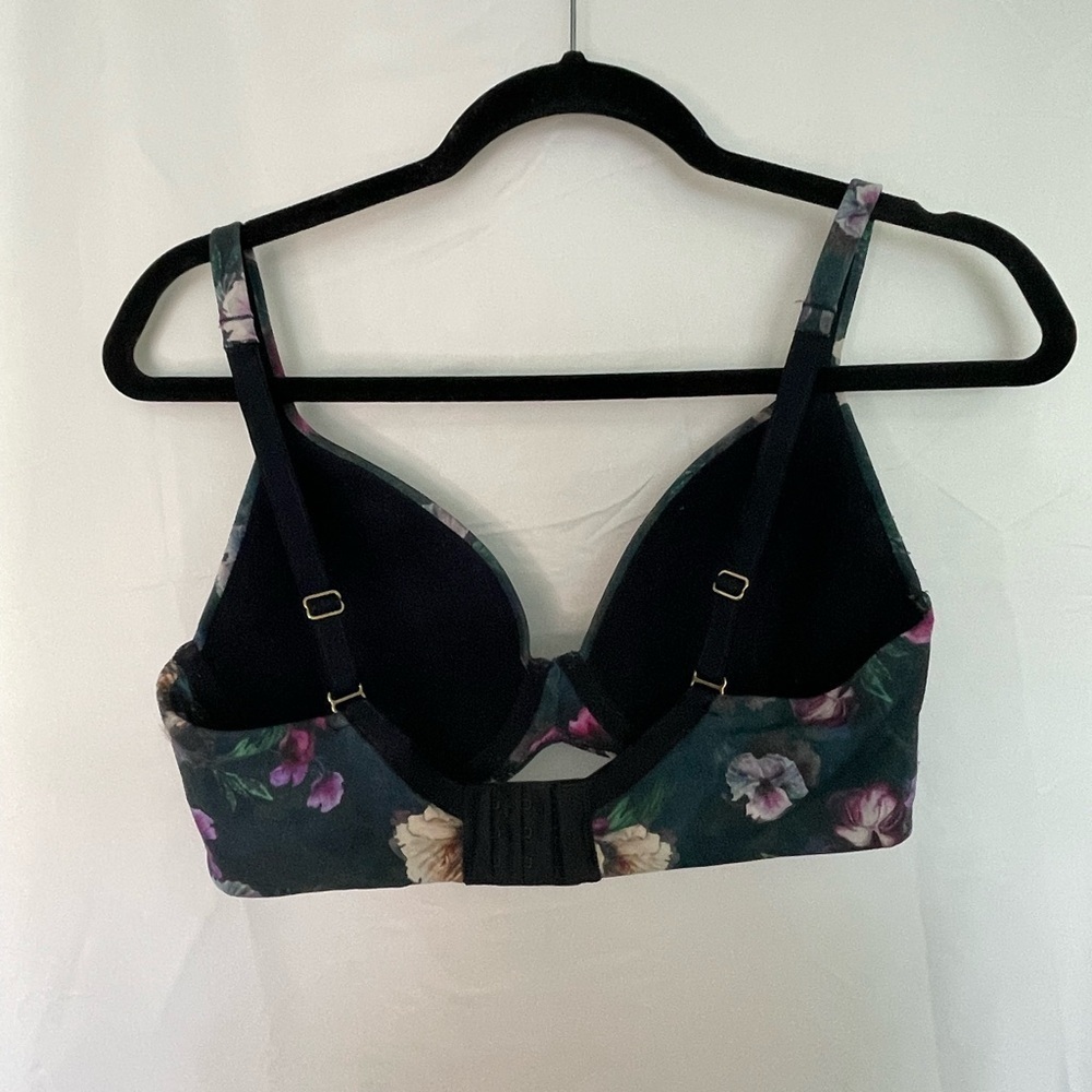 Soma Intimates Green and Purple floral bra.​​​ - Picture 2 of 4